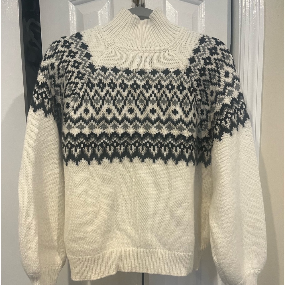 Gap fair isle turtleneck sweater